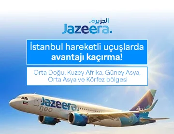 Jazeera Airways ile Uçuşuna Avantaj Kat!